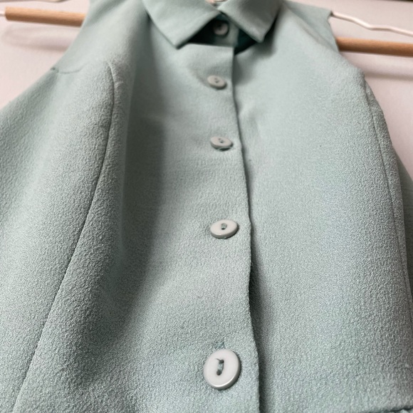 Monteau Rockabilly Vintage Inspired Sleeveless Button Down Dress Size Small - Picture 6 of 7